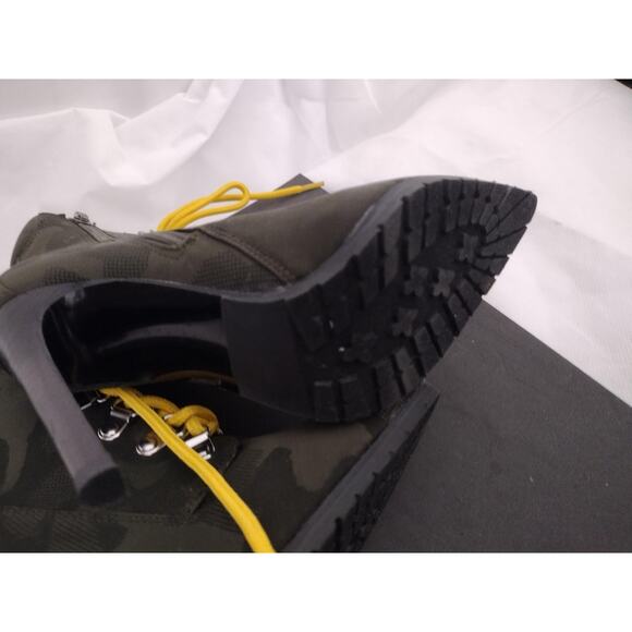 Madden Destiny Boots Womens Size 5 Green Camo Lace Up Stiletto Ankle Heel - Picture 8 of 10